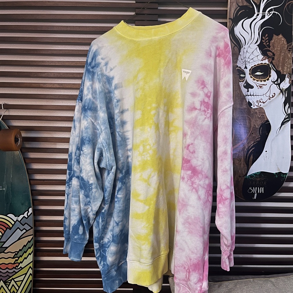 Oversized Tie-Dye Jeep Wranger Sweater